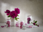 Preview: teamug „Peonia“ New Bone China-Kräuterteetasse 2 Becher
