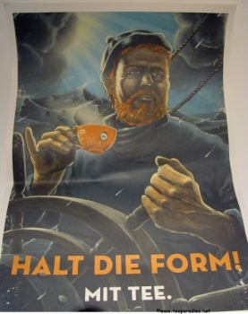 Schlürf Tee: Poster "Halt die Form"