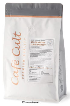 Preview: Café Cult: Spezialität: Kaffee Brasilien São Silvestre „Late Harvest“ in 250 g Tüte, ganze Bohne