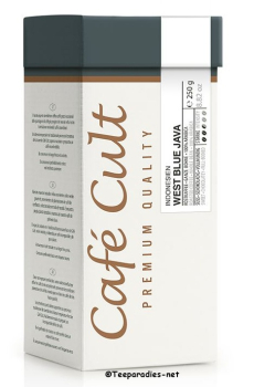 Café Cult: „Spezialität: Kaffee Indonesien „West Blue Java“ in 250 g Tüte, ganze Bohne