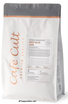 Café Cult: „Spezialität: Kaffee Indonesien „West Blue Java“ in 250 g Tüte, ganze Bohne