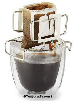 Preview: Glass "Bendix" glass, double-walled 0.2 l