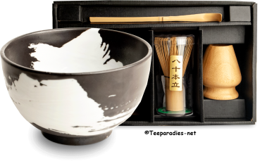 Geschenkset: Matcha Set 'Kasasagi' 4-teilig in Geschenkbox