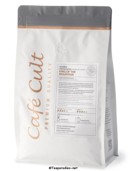 Café Cult: Coffee Uganda “King of the Mountain” bag of 250 g, whole bean Gorilla Conservation Coffee