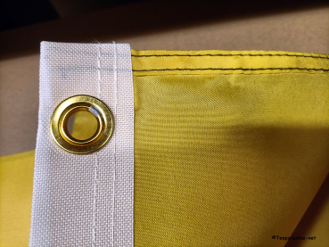 Preview: Deutschland Fahne Flagge deutsche Hissflagge 90x150cm mit 2 Metallösen