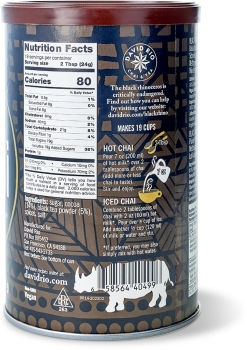 David Rio Chai Latte 456g "Black Rhino Cocoa Chai"