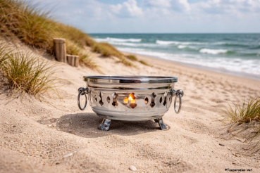 Preview: Teeset „die ostfriesische Teestunde“ Teekanne & Stövchen: