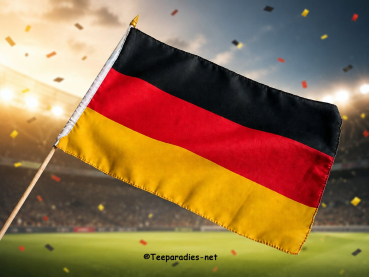 Deutschland Stockflagge Flaggen Fahnen Stockfahne 30x45cm