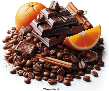 Preview: Café Cult: Kaffee „Schoko Orange“ in 250 g Tüte, ganze Bohne aromatisiert