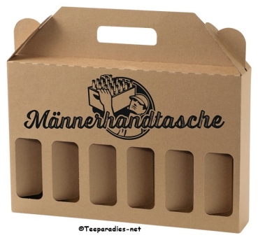 Geschenkidee: „Die Männerhandtasche“ Geschenkkarton: