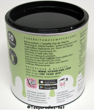 Preview: The Yeah Blend: „Pistatcha“ Pistachio x Matcha, 250g Dose