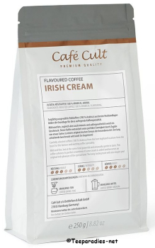 Café Cult: Kaffee „Irish Cream“ in 250 g Tüte, ganze Bohne aromatisiert