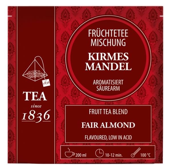1836 Früchteteemischung, aromatisiert, Kirmesmandel, Mandel Note since 1836 – 60g.