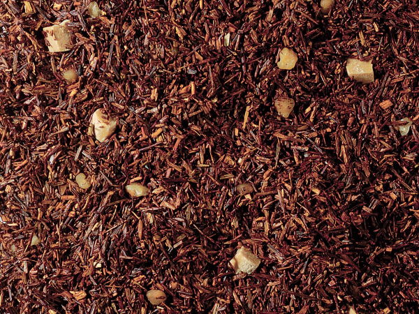 1836: Rotbuschteemischung Karamell Karamell-Note aromatisiert 50 Pyramidenbeutel im Sachet à 4 g