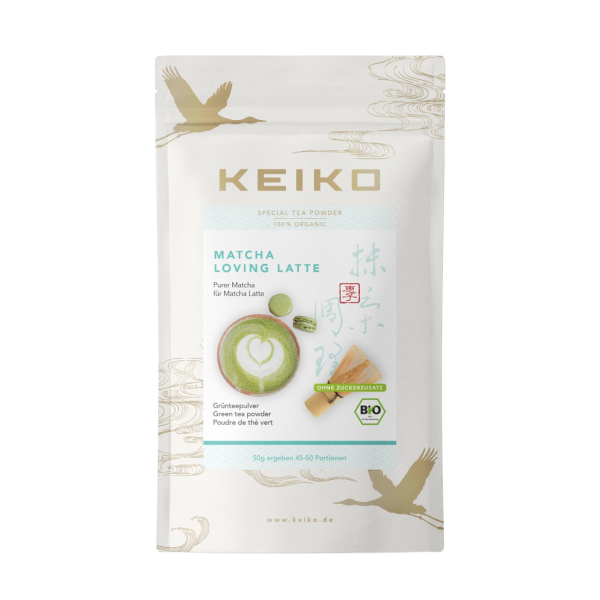 BIO Keiko: Loving Latte - Bio Japan Grünteepulver Bio 50 g.