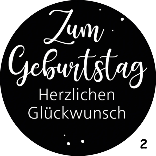 Früchtetee-Präsent: „Das Tee-Tütchen mit Aufkleber Ihrer Wahl“ 50 g.
