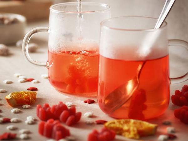 Tea Bears Mulled Wine, 100 g.  flavoured with mulled wine gluten-free in a bag with a bow
