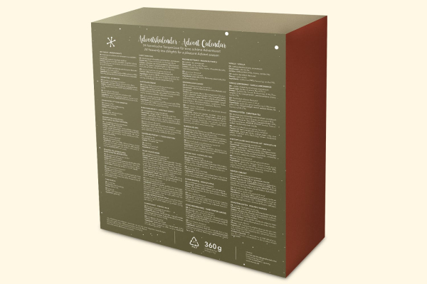 Tee-Adventskalender „Kamin“ 360 g.