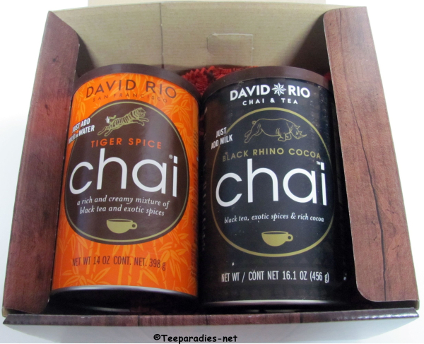 David Rio Chai Präsent „Süße Weihnachten“ 2 kleine Dosen im Set: