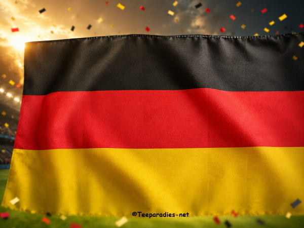Fussballmitbringsel 2: Deutschland Fahne & Lakrizen