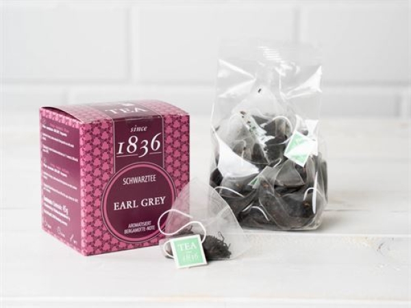 1836 Schwarzteemischung: Earl Grey Bergamotte Note aromatisiert since 1836 – 45 g.