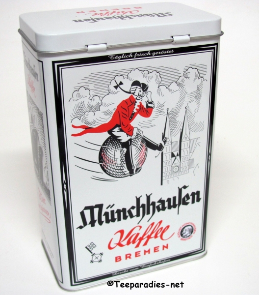 Schmuckdose Münchhausen Kaffeedose 500g (leer)