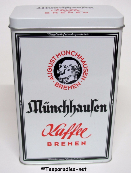 Schmuckdose Münchhausen Kaffeedose 500g (leer)