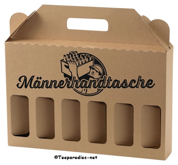 Geschenkidee: „Die Männerhandtasche“ Geschenkkarton: