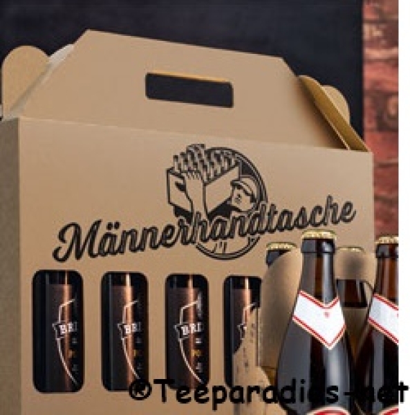 Geschenkidee: „Die Männerhandtasche“ Geschenkkarton:
