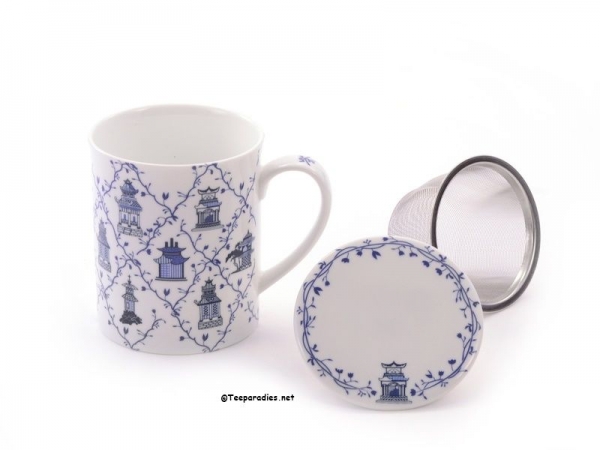 Kräuterteetasse 3 tlg. „Asien Lanyn“