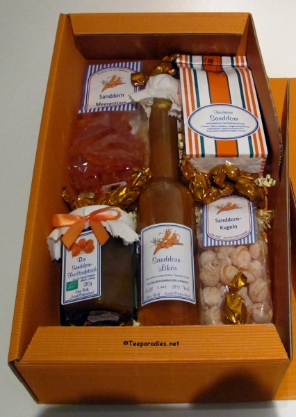 Teepräsent "Sanddorn-Spezialitäten"