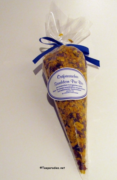 Teeparadies „Teetüte No 1 – Sanddorntüte“ 50 g.