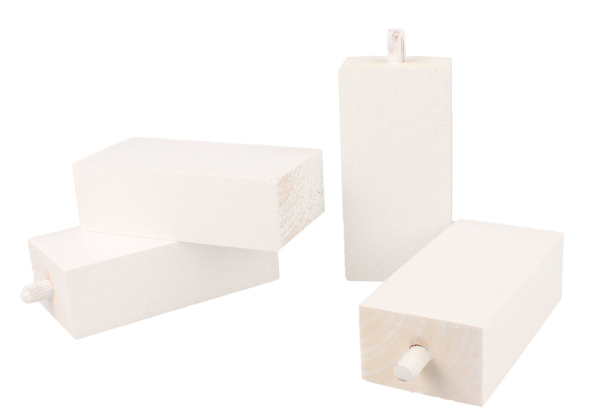 Holzfüße 10 cm für Schlürf-Teebar