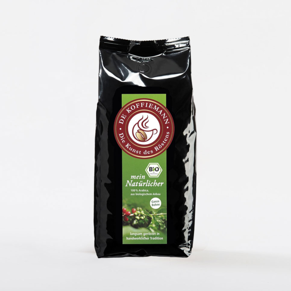 BIO: de Koffiemann: „mein Natürlicher“ gemahlen 250 g.