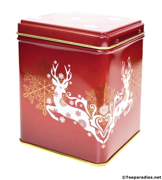 Weihnachtsteedose "Rotes Renntier" 50 g.